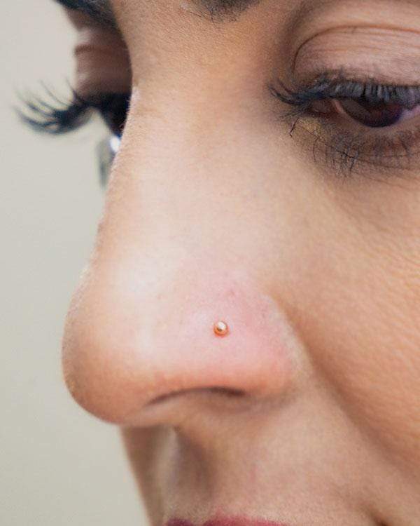 Tiny-Small Ball Nose Pin jewellery Multicolored Nose Stud 925 Sterling  Silver – styleinshop